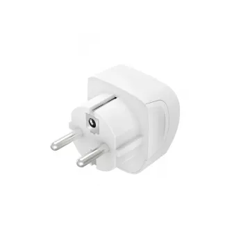 Hama 00223456 adapter zasilania hybrydowy Typ E/F uniwersalny Biały