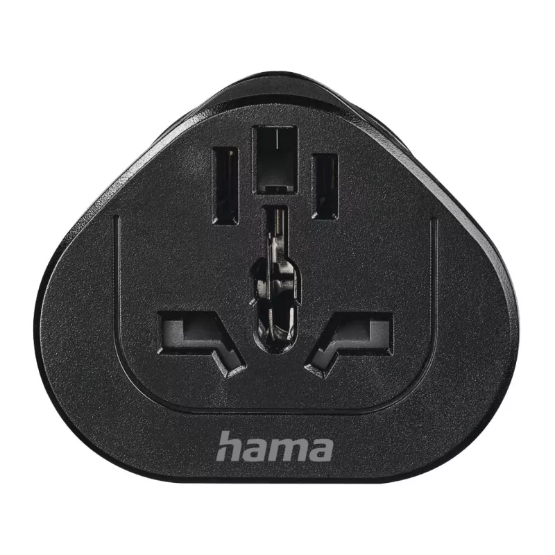 Hama 00223454 przejściówka zasilająca hybrydowa typu E/F uniwersalna czarna
