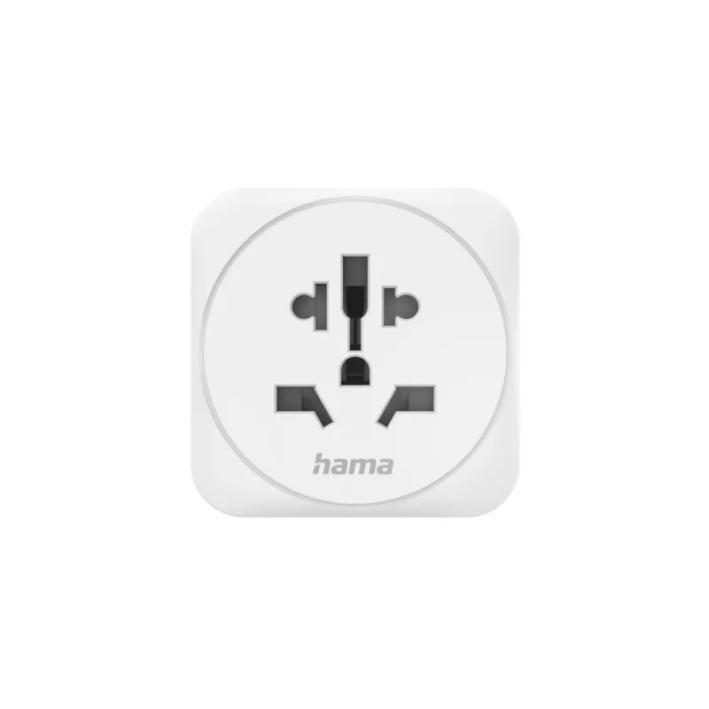 Hama 00223455 adapter wtyczki sieciowej Uniwersalny Biały