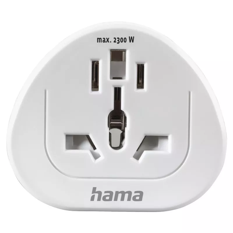Hama 00223455 adapter wtyczki sieciowej Uniwersalny Biały