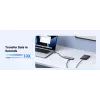 Hub USB Type-C UGREEN 20956A z HDMI i USB 3.0, 5 Gb/s, 4K 3840×2160, srebrny