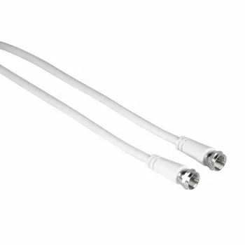Hama 00205037 kabel koncentryczny 1,5 m F Biały