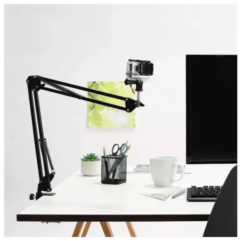 Hama 700 II Lampka pierścieniowa, Mikrofon, Kamera internetowa, Aparat, Telefon komórkowy/Smartfon, Tablet/UMPC Czarny