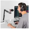 Hama 700 II Lampka pierścieniowa, Mikrofon, Kamera internetowa, Aparat, Telefon komórkowy/Smartfon, Tablet/UMPC Czarny