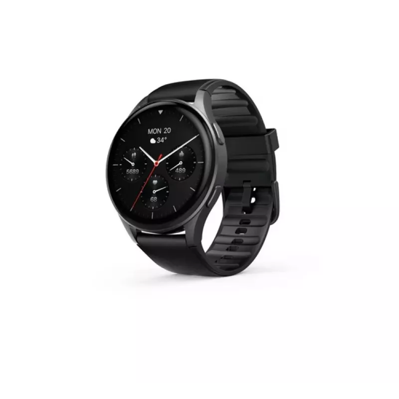 Hama Smartwatch 8900 3,63 cm (1,43 cala) AMOLED 45 mm Cyfrowy 466 x 466 pikseli Dotykowy Czarny GPS (satelitarny)