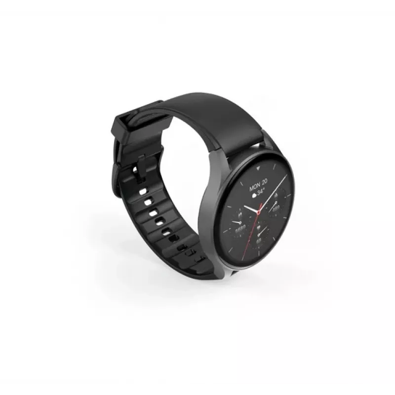 Hama Smartwatch 8900 3,63 cm (1,43 cala) AMOLED 45 mm Cyfrowy 466 x 466 pikseli Dotykowy Czarny GPS (satelitarny)