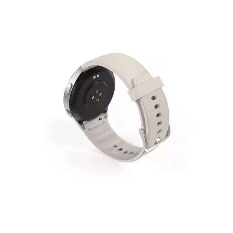 Hama Smartwatch 8900 3,35 cm (1,32 cala) AMOLED 42 mm cyfrowy 466 x 466 pikseli ekran dotykowy srebrny GPS (satelitarny)