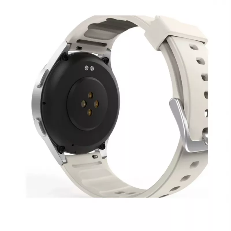 Hama Smartwatch 8900 3,35 cm (1,32 cala) AMOLED 42 mm cyfrowy 466 x 466 pikseli ekran dotykowy srebrny GPS (satelitarny)
