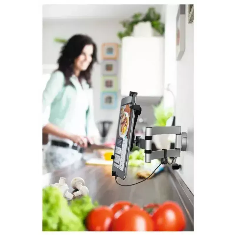 Hama 00125121 uchwyt Uchwyt pasywny Tablet/UMPC Czarny, Srebrny