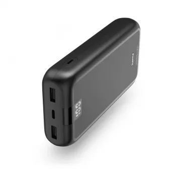 Hama 00201710 powerbank litowo-polimerowy (LiPo) 20000 mAh antracytowy