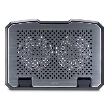 Hama Aluminiowa podstawka chłodząca pod laptop 39,6 cm (15,6 cala) Czarna