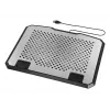 Hama Aluminiowa podstawka chłodząca pod laptop 39,6 cm (15,6 cala) Czarna