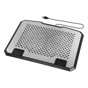 Hama Aluminiowa podstawka chłodząca pod laptop 39,6 cm (15,6 cala) Czarna