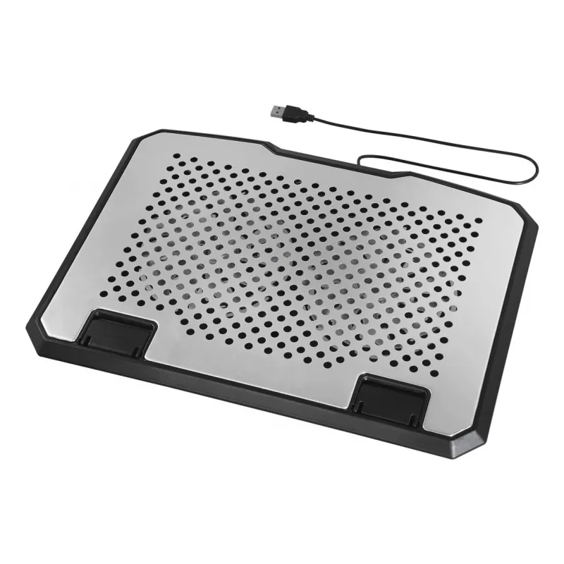 Hama Aluminiowa podstawka chłodząca pod laptop 39,6 cm (15,6 cala) Czarna