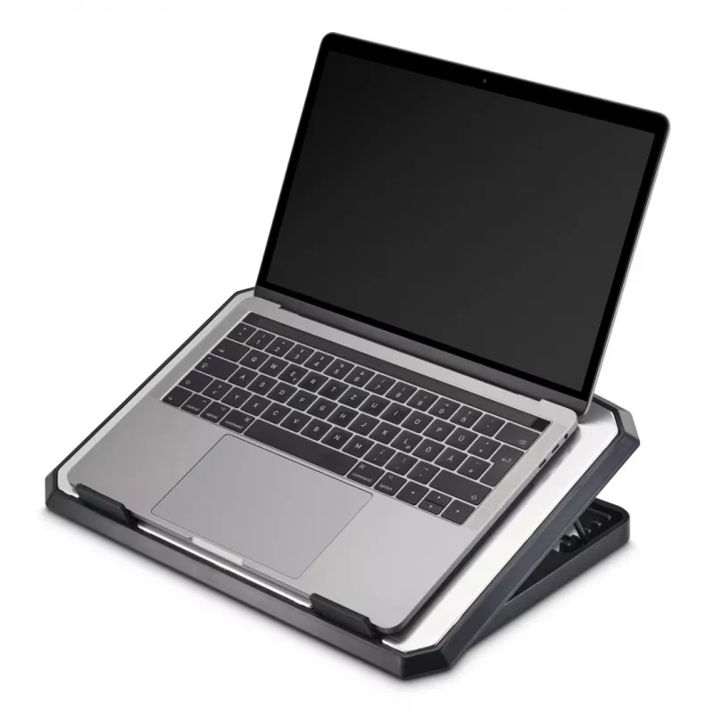 Hama Aluminiowa podstawka chłodząca pod laptop 39,6 cm (15,6 cala) Czarna