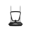 Antena wewnętrzna Hama Classic kabel 2 m czarna 105x150x195mm