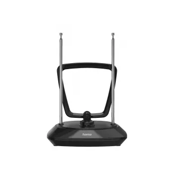 Antena wewnętrzna Hama Classic kabel 2 m czarna 105x150x195mm