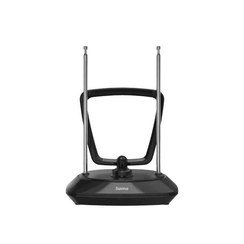 Antena wewnętrzna Hama Classic kabel 2 m czarna 105x150x195mm