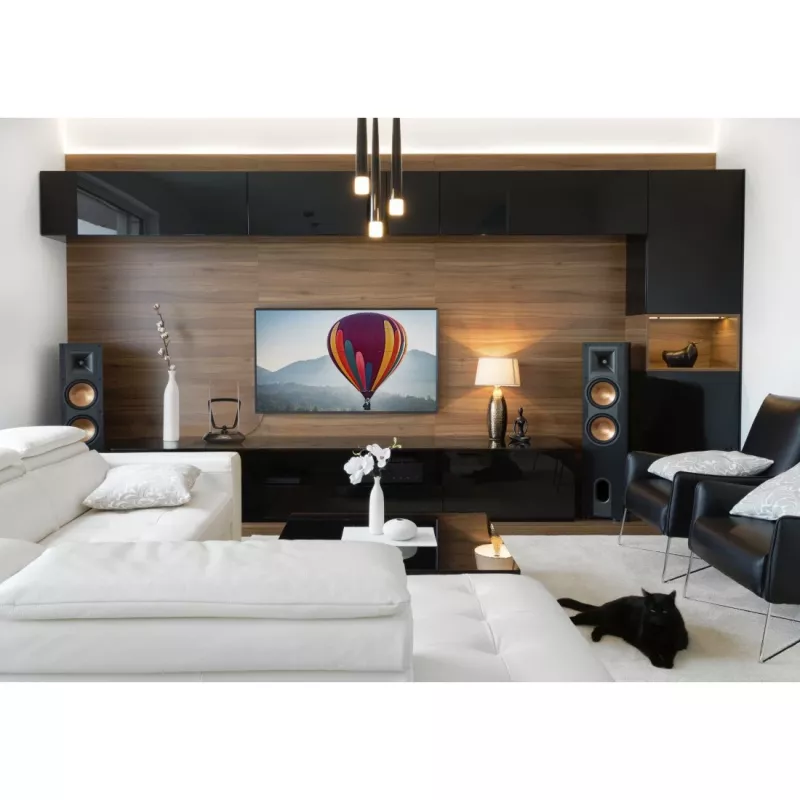 Antena wewnętrzna Hama Classic kabel 2 m czarna 105x150x195mm
