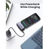 Power bank UGREEN 35338, 5000 mAh, szary, przenośna bateria do smartfonów, ładowanie jednego urządzenia