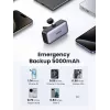 Power bank UGREEN 35338, 5000 mAh, szary, przenośna bateria do smartfonów, ładowanie jednego urządzenia