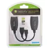 Techly IUSB-EXTENDTY5 adapter złącza kabla USB RJ-45 Czarny