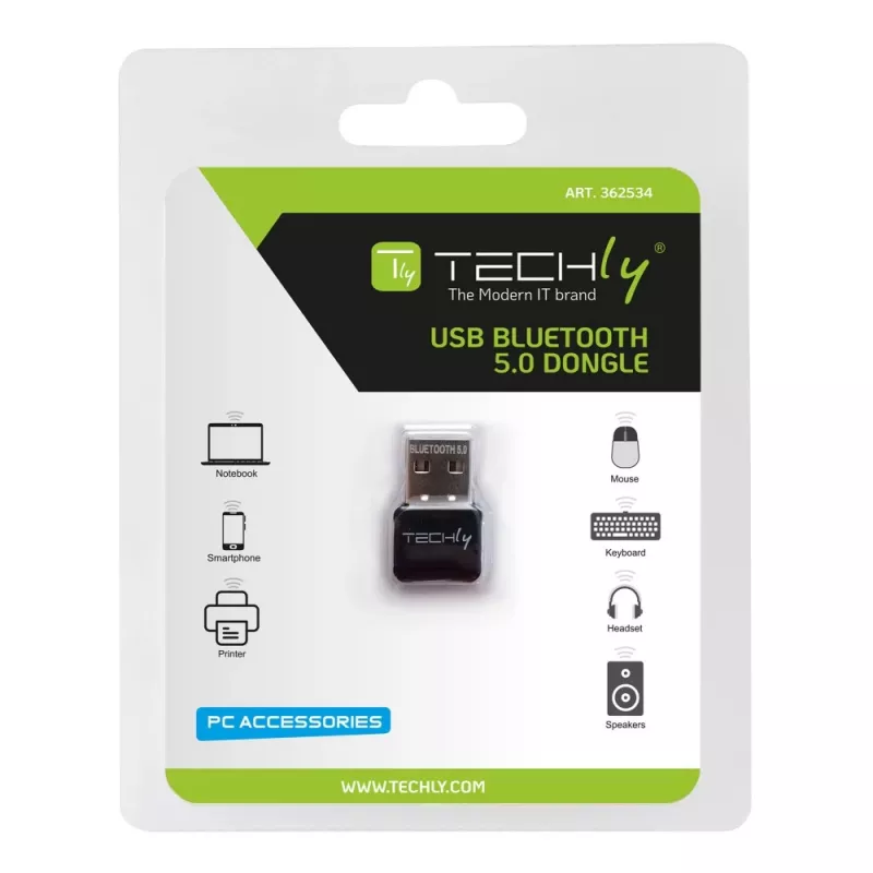 Odbiornik USB Techly IDATA USB-BLT5 dla myszy i klawiatury dowolnej marki
