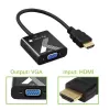 Adapter przejściówka Techly HDMI na VGA czarny 0,1 m 1920x1200 60 Hz