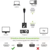 Adapter przejściówka Techly HDMI na VGA czarny 0,1 m 1920x1200 60 Hz