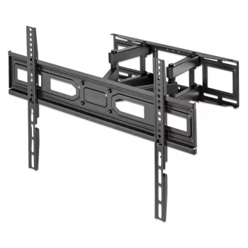 Uchwyt ścienny do telewizora i monitora Manhattan Full Motion 1 ekran 37-65 Czarny VESA 100x100 do 600x400mm Maks. 40kg