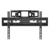 Uchwyt ścienny do telewizora i monitora Manhattan Full Motion 1 ekran 37-65 Czarny VESA 100x100 do 600x400mm Maks. 40kg