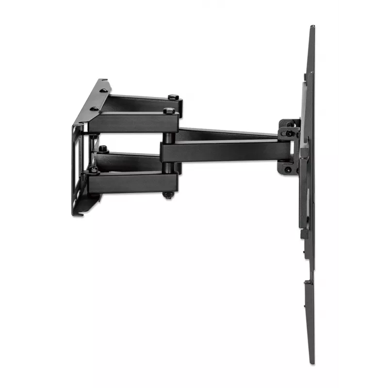 Uchwyt ścienny do telewizora i monitora Manhattan Full Motion 1 ekran 37-65 Czarny VESA 100x100 do 600x400mm Maks. 40kg