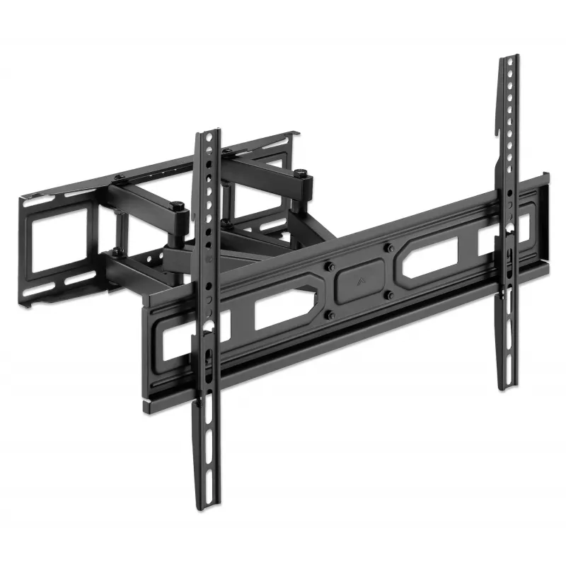 Uchwyt ścienny do telewizora i monitora Manhattan Full Motion 1 ekran 37-65 Czarny VESA 100x100 do 600x400mm Maks. 40kg