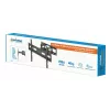 Uchwyt ścienny do telewizora i monitora Manhattan Full Motion 1 ekran 37-65 Czarny VESA 100x100 do 600x400mm Maks. 40kg