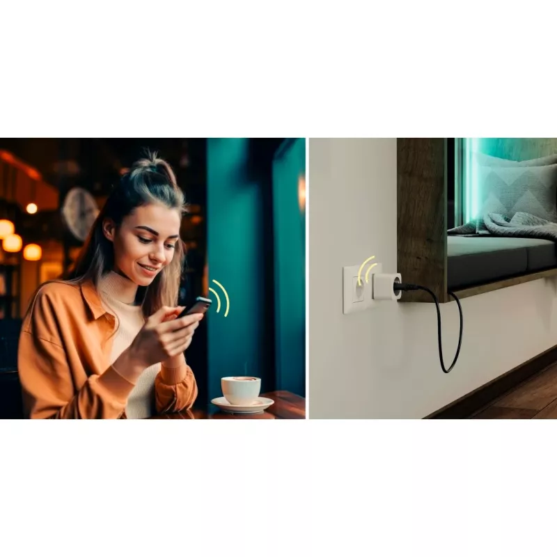 Inteligentna wtyczka Hama 00176654 3680 W wewnętrzna bezprzewodowa Wi-Fi biała