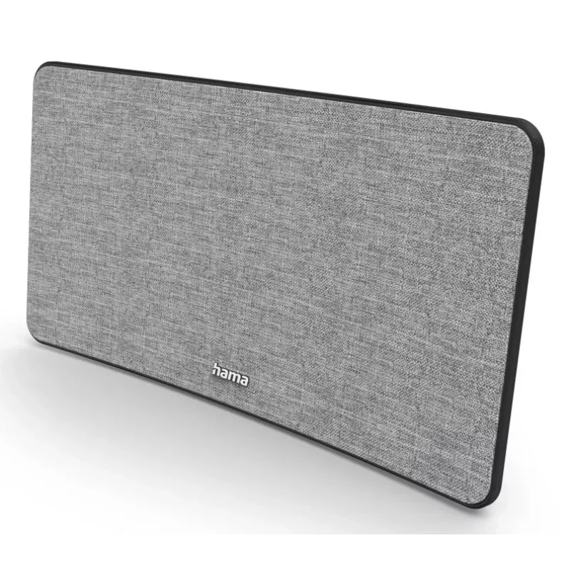 Antena telewizyjna wewnętrzna Hama Fabric Design czarno-szara USB 2m