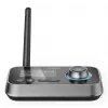 Bezprzewodowy nadajnik/odbiornik audio HAMA Link.it duo 3,5 mm, Bluetooth, zasięg 10 m, zasilany przez USB, czarny