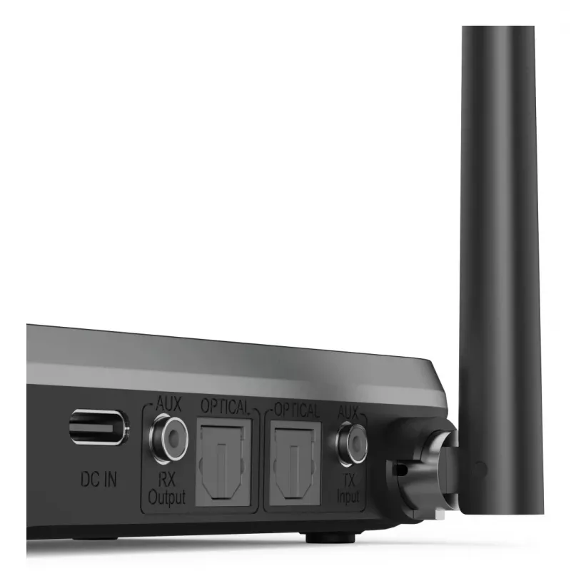 Bezprzewodowy nadajnik/odbiornik audio HAMA Link.it duo 3,5 mm, Bluetooth, zasięg 10 m, zasilany przez USB, czarny