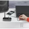Bezprzewodowy nadajnik/odbiornik audio HAMA Link.it duo 3,5 mm, Bluetooth, zasięg 10 m, zasilany przez USB, czarny