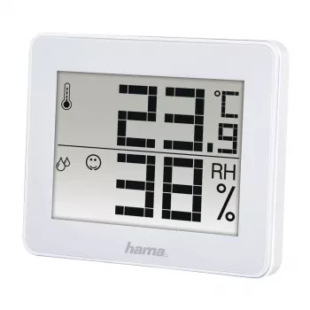 Cyfrowy termometr higrometr Hama TH-130 biały