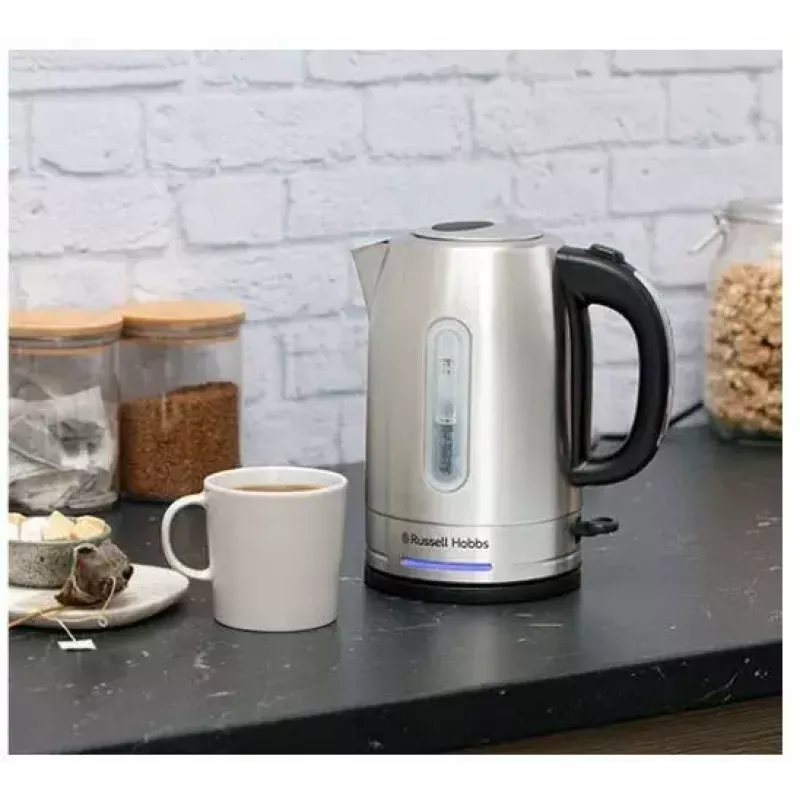 Czajnik elektryczny Russell Hobbs 1,7 l 2400 W stal nierdzewna, wskaźnik poziomu wody, podstawa obrotowa 360°