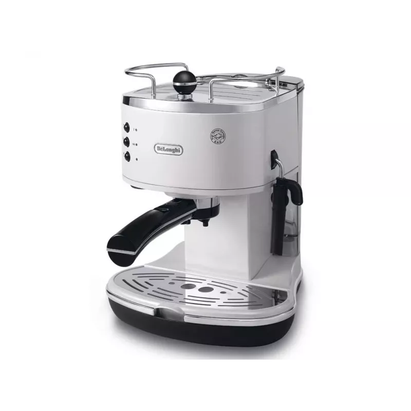 Ekspres do kawy De’Longhi ECO 311.W — ręczny 15 bar, zbiornik na wodę 1,4 l, 2 filiżanki, podgrzewanie, blatowy