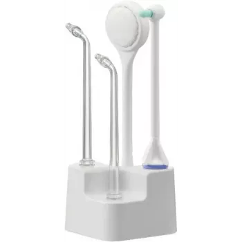 Stacjonarny irygator dentystyczny Panasonic EW-1614W503, zbiornik 0,6 l, biały, 4 końcówki, 125×140×200 mm