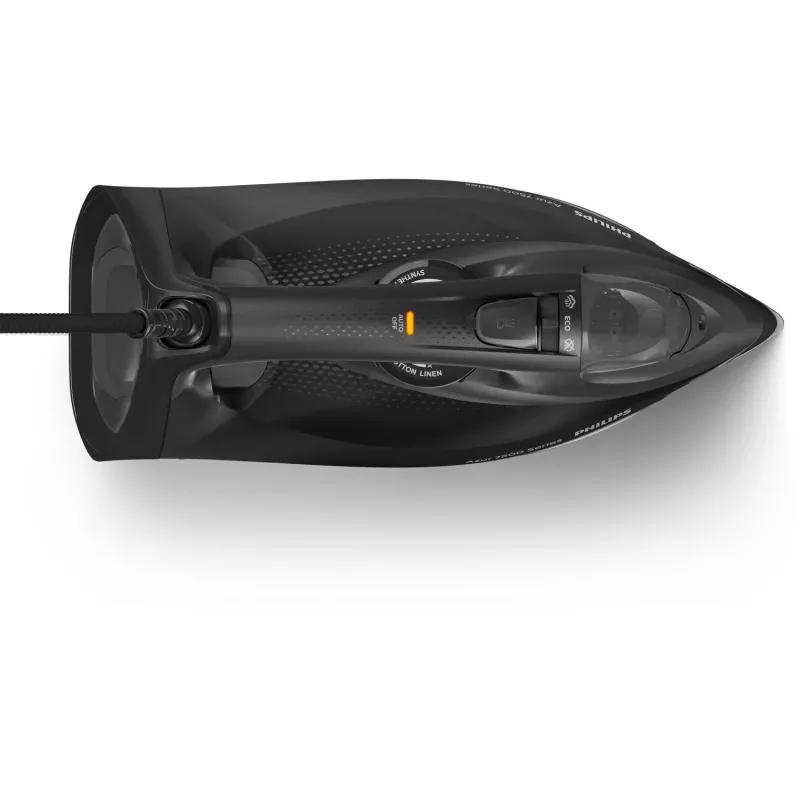 Żelazko Philips DST7511/80 typu suchego i parowego SteamGlide Elite o mocy 3200 W, czarne