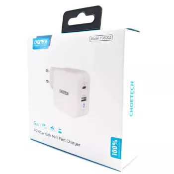 Ładowarka sieciowa Choetech PD8002 Uniwersalna biała