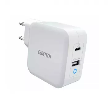 Ładowarka sieciowa Choetech PD8002 Uniwersalna biała