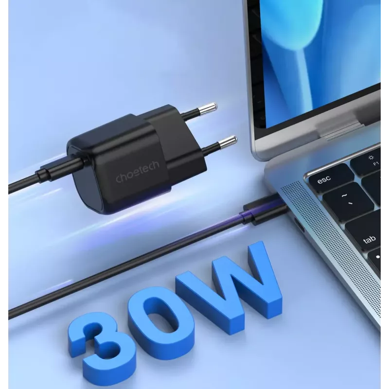 Ładowarka CHOETECH PD5007 30W USB-C Power Delivery szybkie ładowanie telefonów i tabletów