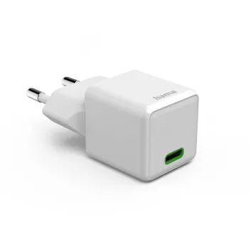Hama 00201981 ładowarka do urządzeń mobilnych Zestaw słuchawkowy, Powerbank, Smartfon, Tablet Biała AC Szybkie ładowanie Wewnętrzna