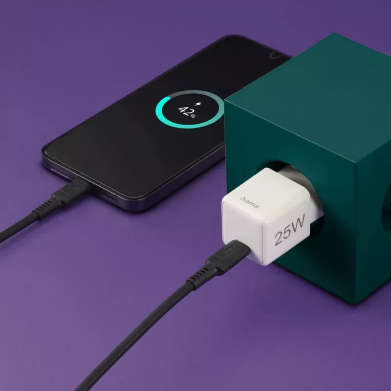 Hama 00201981 ładowarka do urządzeń mobilnych Zestaw słuchawkowy, Powerbank, Smartfon, Tablet Biała AC Szybkie ładowanie Wewnętrzna