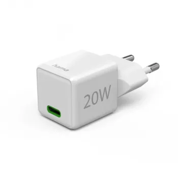 Ładowarka sieciowa Hama 00201980 Szybkie ładowanie Biała USB Type-C